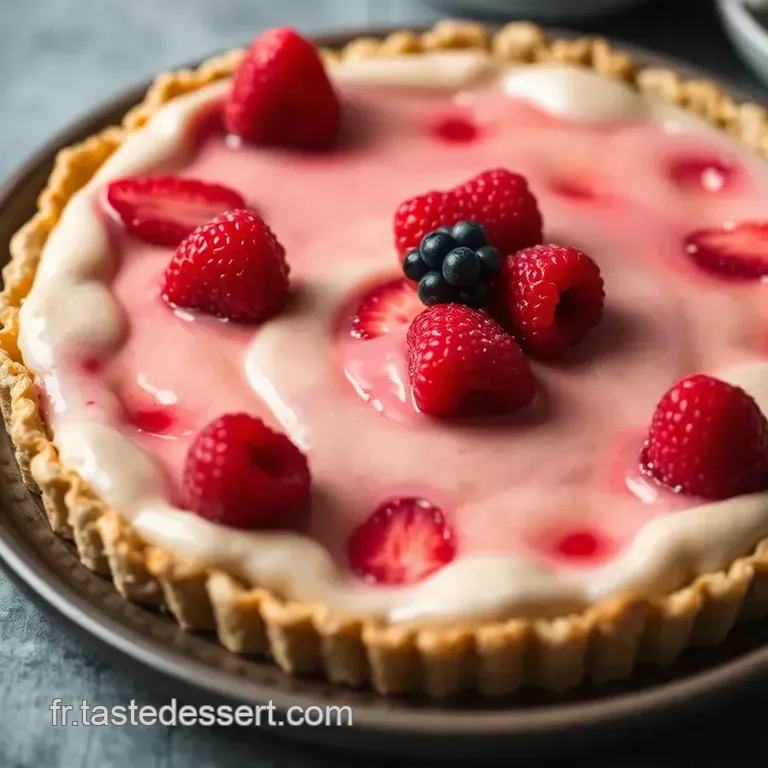 Tartelettes Fra&icirc;cheur Aux Fruits Rouges Et Yaourt presentation