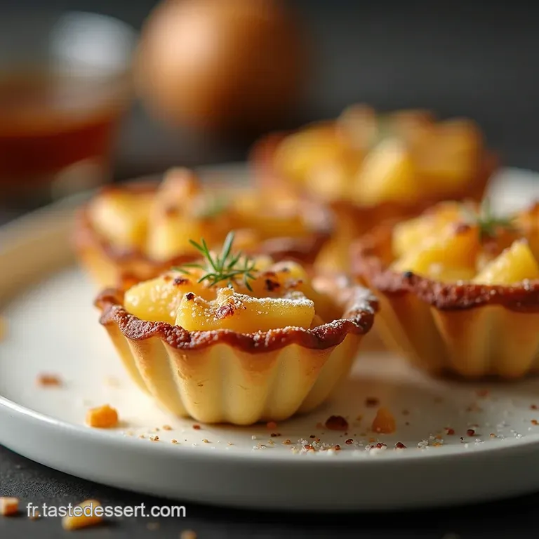 Les MiniJoyaux Croustillants Tartelettes aux Pommes Classiques et Caramel Beurre Sal&eacute;