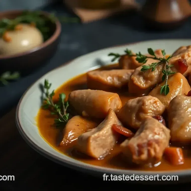 Tendrons de Veau &agrave; la Po&ecirc;le : Un Classique D&eacute;licieux