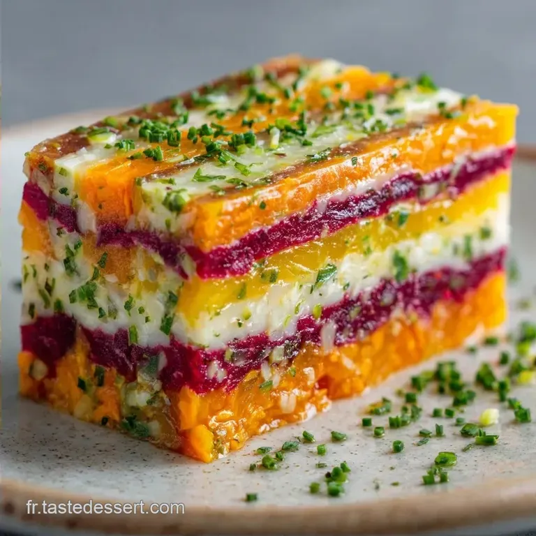 Terrine De L&eacute;gumes Color&eacute;e: Fra&icirc;che et Fondante