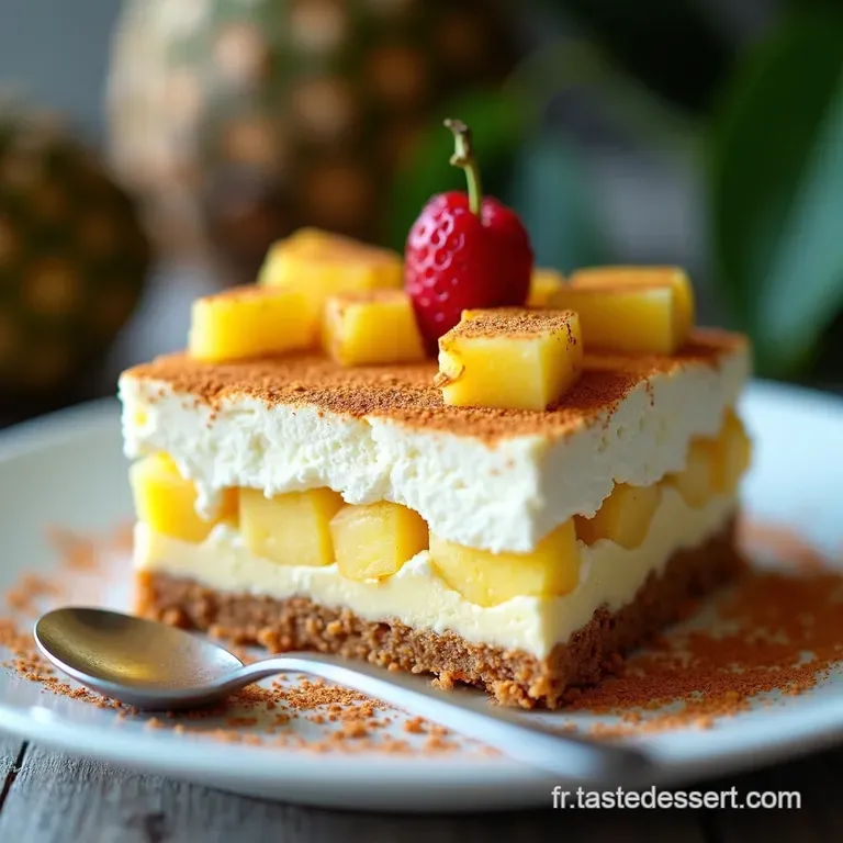 Le Voyage &agrave; Tahiti Tiramisu Ananas Coco Douceur Sans Caf&eacute;