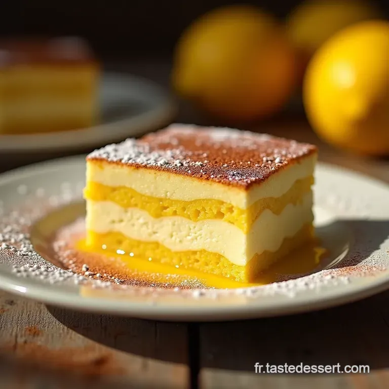 Le Tiramisu Du Soleil Fra&icirc;cheur Citronn&eacute;e Au Limoncello presentation