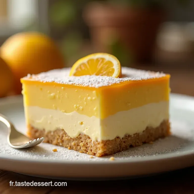 Tiramisu Citron Soleil Ditalie L&eacute;ger Acidul&eacute; Et Irr&eacute;sistible presentation