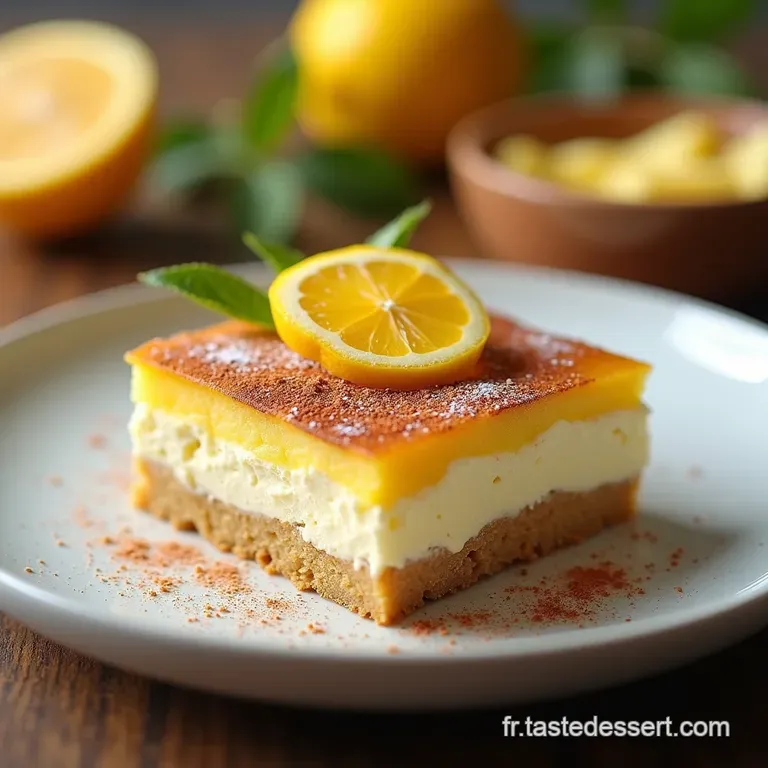 Tiramisu Citron Soleil dItalie L&eacute;ger Acidul&eacute; et Irr&eacute;sistible