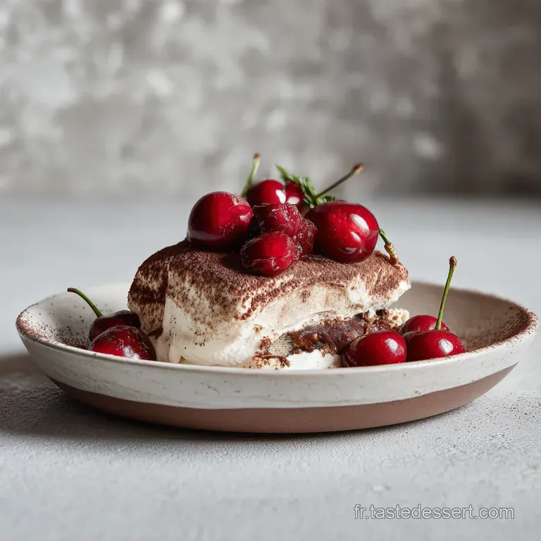Tiramisu For&ecirc;t Noire : Une Recette Dessert Facile
