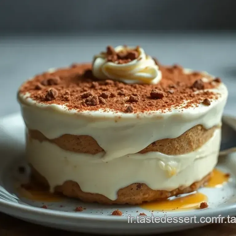 Tiramisu L&eacute;g&egrave;ret&eacute; au Yaourt Grec