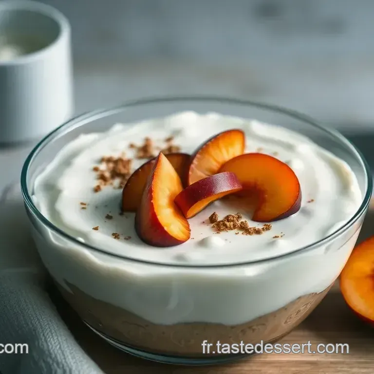 Tiramisu P&ecirc;ches & Skyr: La Fra&icirc;cheur R&eacute;invent&eacute;e