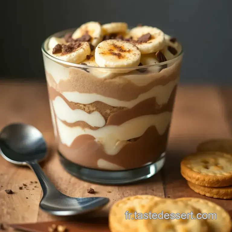 Tiramisu Sans Sucre Ajout&eacute;: Banane Cacao presentation