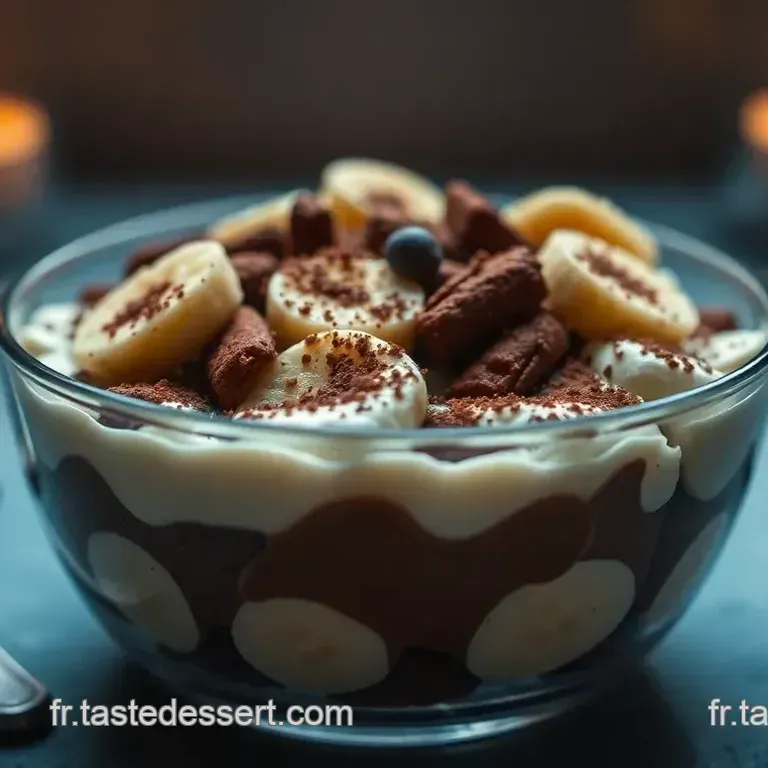 Tiramisu Sans Sucre Ajout&eacute;: Banane Cacao