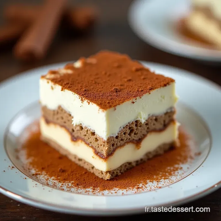 Le Tiramisu Chantilly des Flandres Cr&egrave;me Mascarpone aux Sp&eacute;culoos et Trempage ExpressoAmaretto