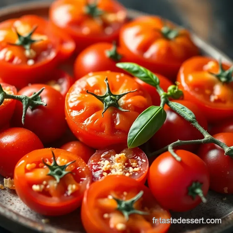 Tomates Cerises R&ocirc;ties au Balsamique et S&eacute;same
