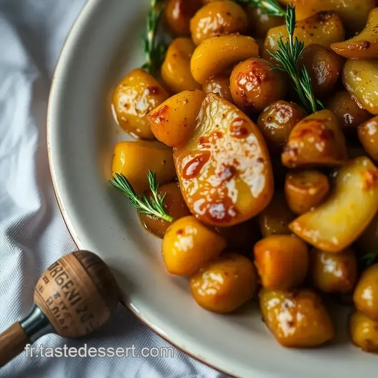 Topinambours R&ocirc;tis &Agrave; La Miel Et Aux &Eacute;pices presentation