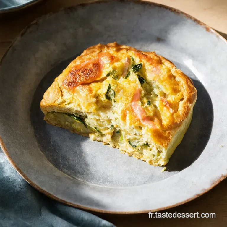 Tourte Saumon Courgettes et Aneth Un Go&ucirc;t d&Eacute;t&eacute;
