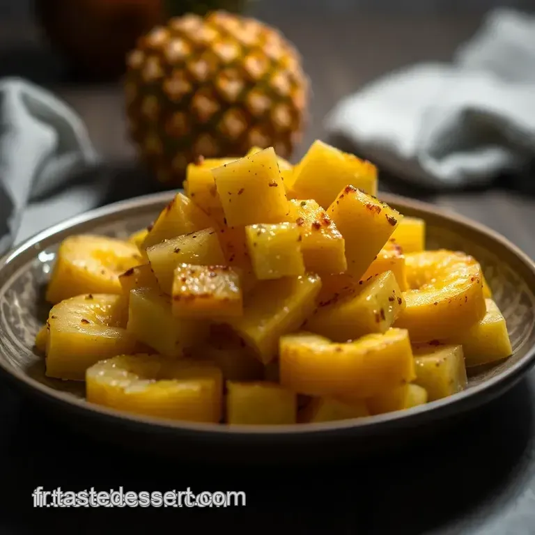 Tranches D ananas R&ocirc;ties Au Airfryer : L obsesssion Sucr&eacute;e Exotique ! presentation