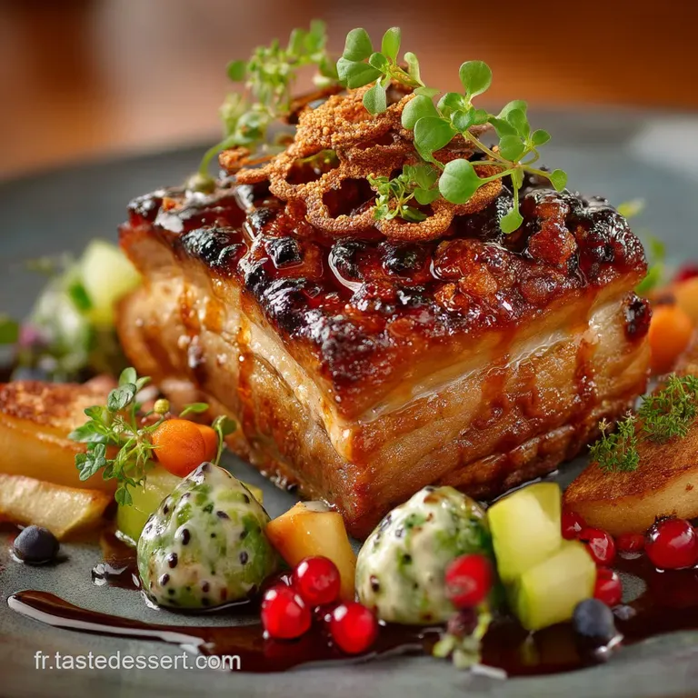 Travers De Porc Cochonaille Du Dimanche Laque &Eacute;rableespelette presentation