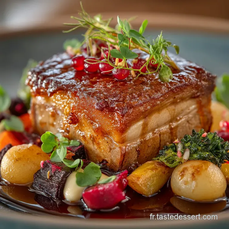 Travers de Porc Cochonaille du Dimanche Laque &Eacute;rableEspelette