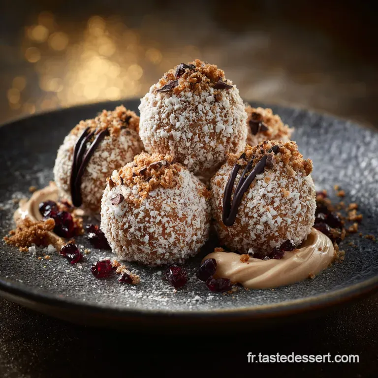 Truffes Bonhomme de Neige : Les mignardises sans cuisson pour votre buffet de No&euml;l.