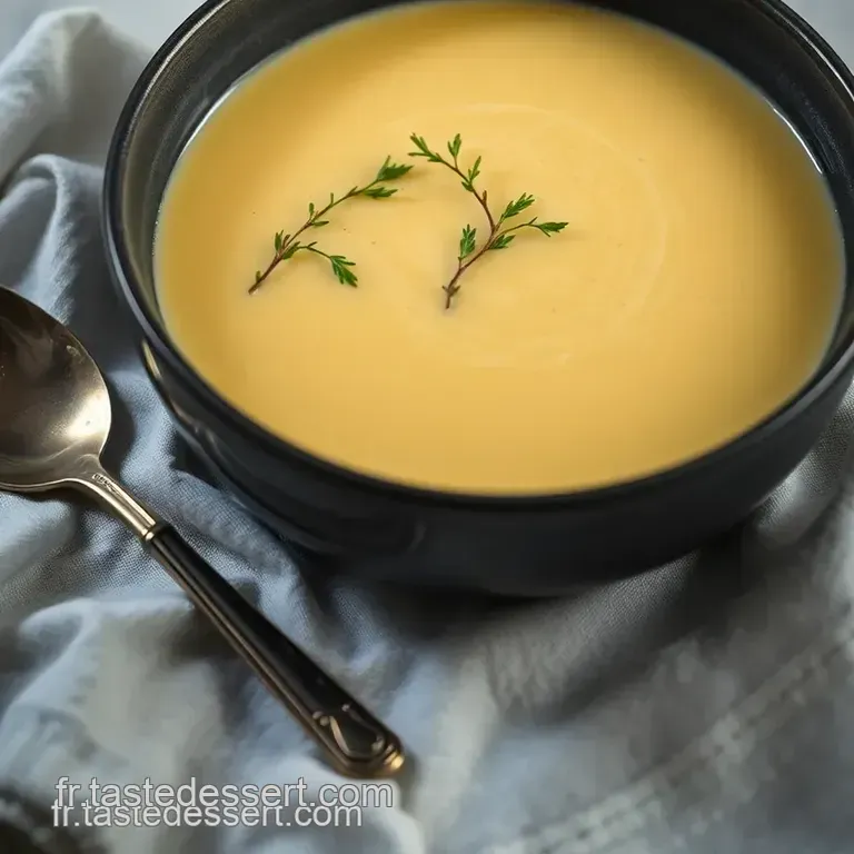 Velout&eacute; De Chou-Fleur: Une Douceur Cr&eacute;meuse presentation
