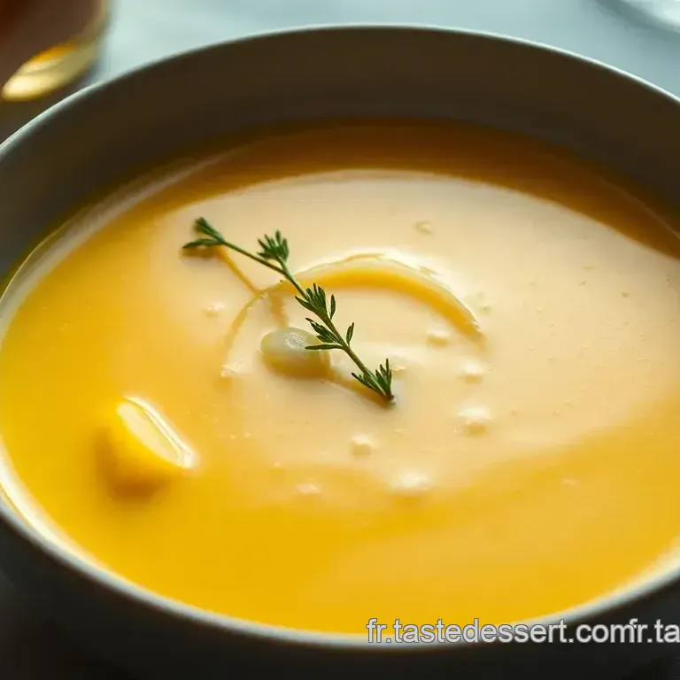 Velout&eacute; de Navet Miel et Gingembre (&agrave; la Justine Piluso)