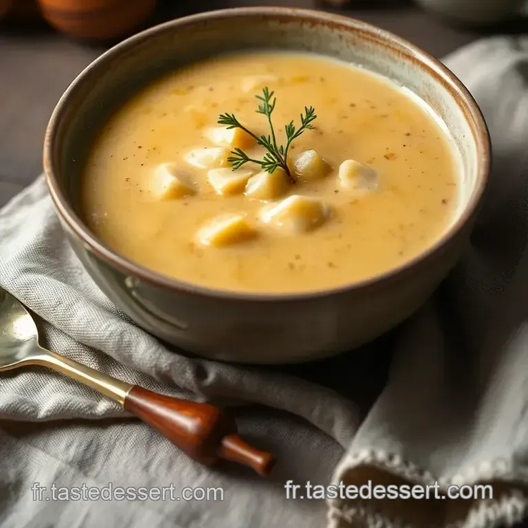 Velout&eacute; De Potiron Aux Ch&acirc;taignes presentation