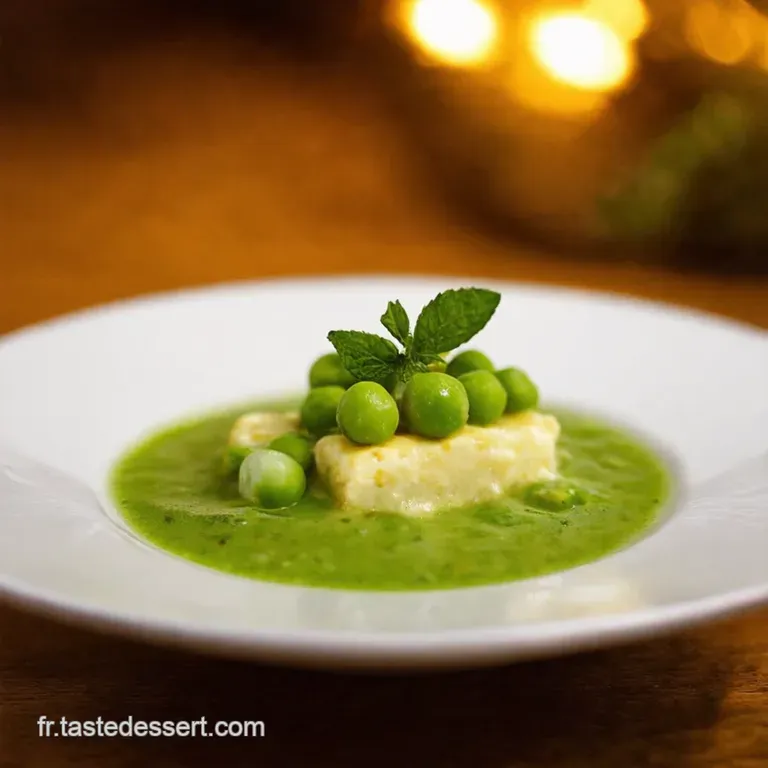 Velout&eacute; Glac&eacute; De Petits Pois Et Menthe Express presentation