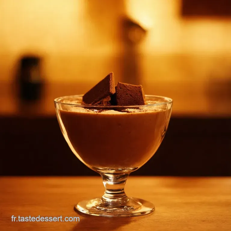 Verrine Chocolat Caf&eacute; Et Sp&eacute;culoos presentation