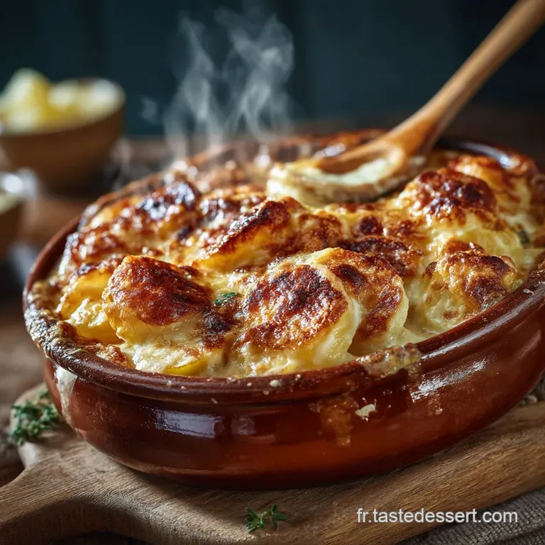 La Vraie Tartiflette Savoyarde Labondance Montagnarde Au Reblochon Aop presentation