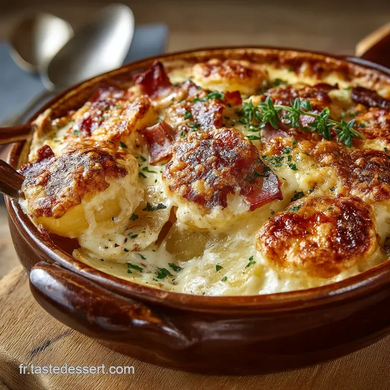 La Vraie Tartiflette Savoyarde LAbondance Montagnarde au Reblochon AOP