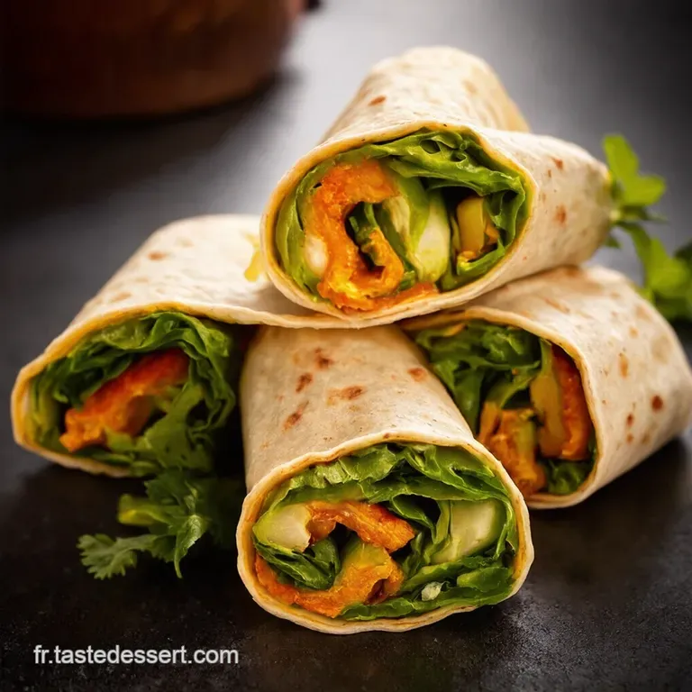 Wraps V&eacute;g&eacute;tariens Estivaux Une Ode aux L&eacute;gumes du Soleil