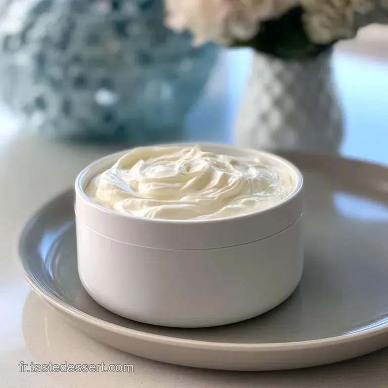 Elegant yogurt parfait. Layers of creamy white yogurt, vibrant red berries, and crunchy granola in a stemmed glass.